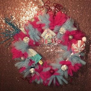 Candy land wreath